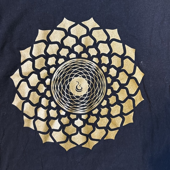 Fatbol Gold Lotus V Neck Tee - Picture 2 of 6